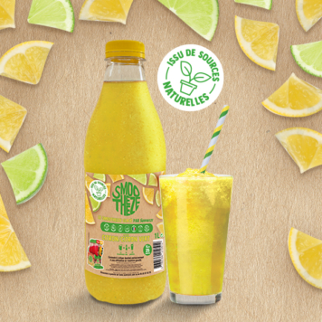 🍋 PRÉPARATION POUR GRANITÉ NATUREL - SMOOTHEEZE CITRON / CITRON VERT - SUNFREEZE