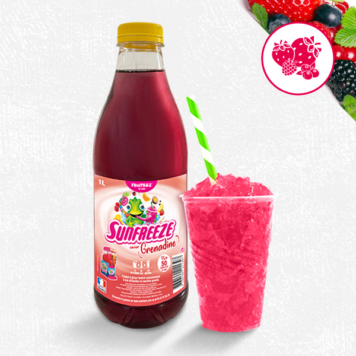 🍓 Concentré prêt à l'emploi pour granita - FRUITEEZ GRENADINE - Sunfreeze