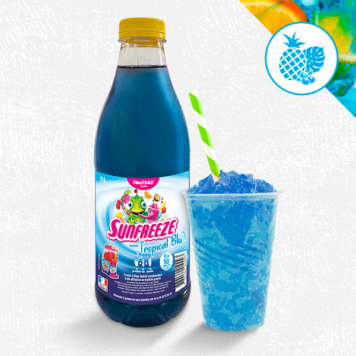 🔵Concentré prêt à l'emploi pour granita - FRUITEEZ TROPICAL BLU - Sunfreeze