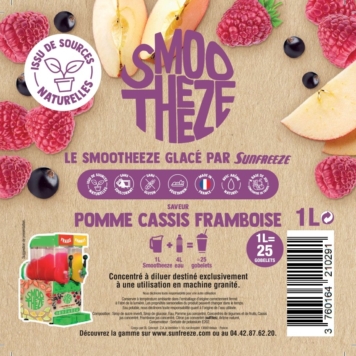 SMOOTHEEZE POMME CASSIS FRAMBOISE