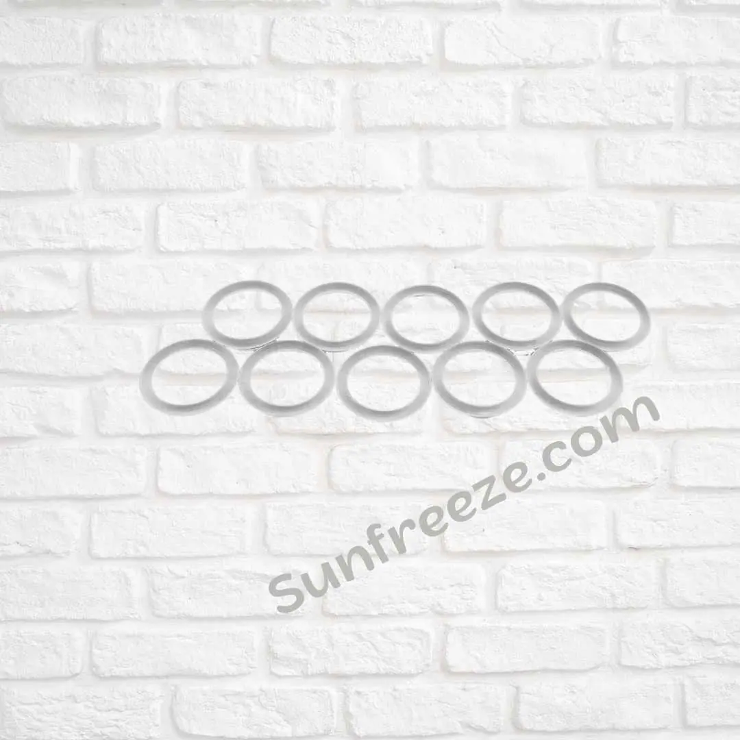 lot de 10 joints transparents