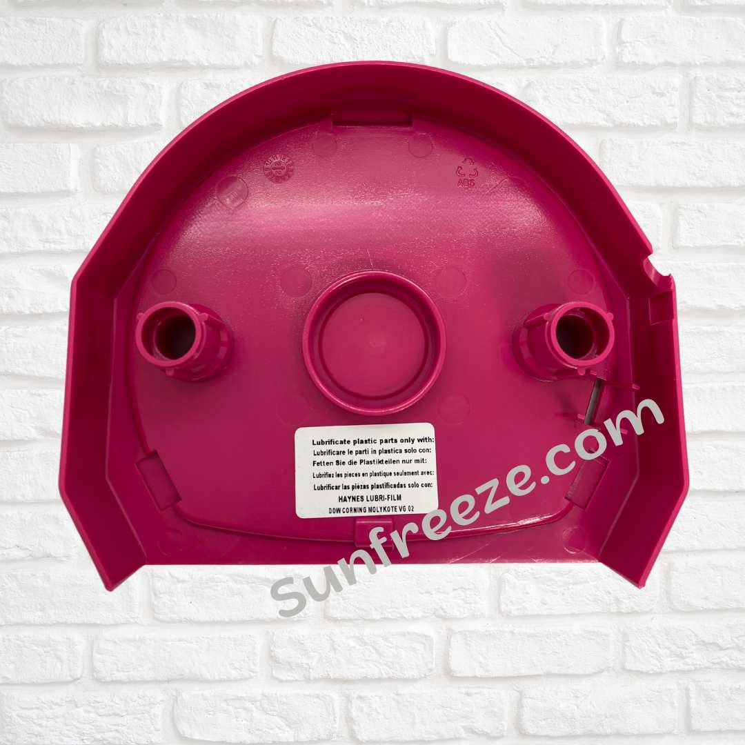 cache arrière rose machine à granité