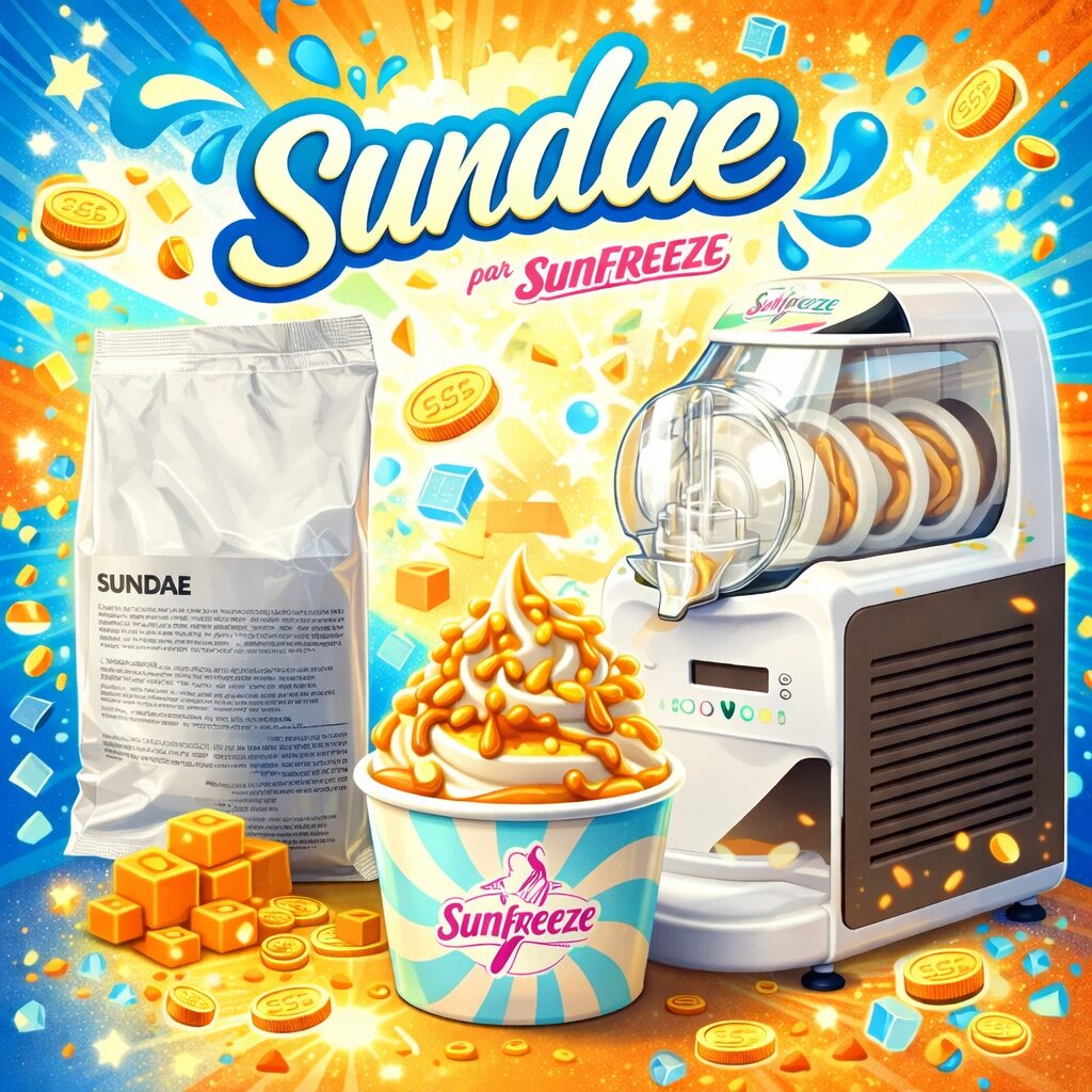 Découvrez le Sundae Sunfreeze : La Glace Réinventée !