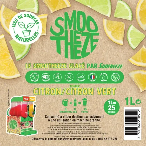 CITRON / CITRON VERT - Granité naturel
