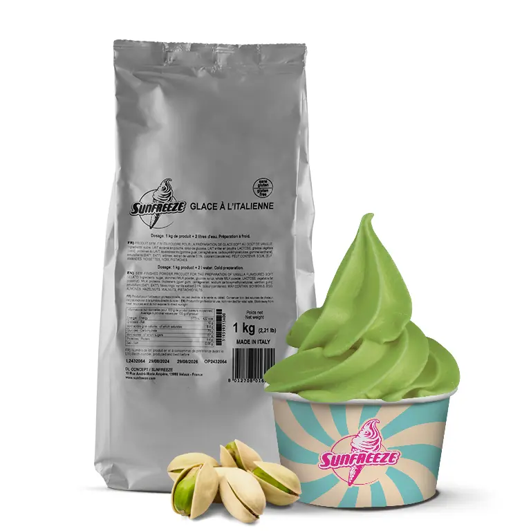 PISTACHE - Mix glace Ă l'italienne